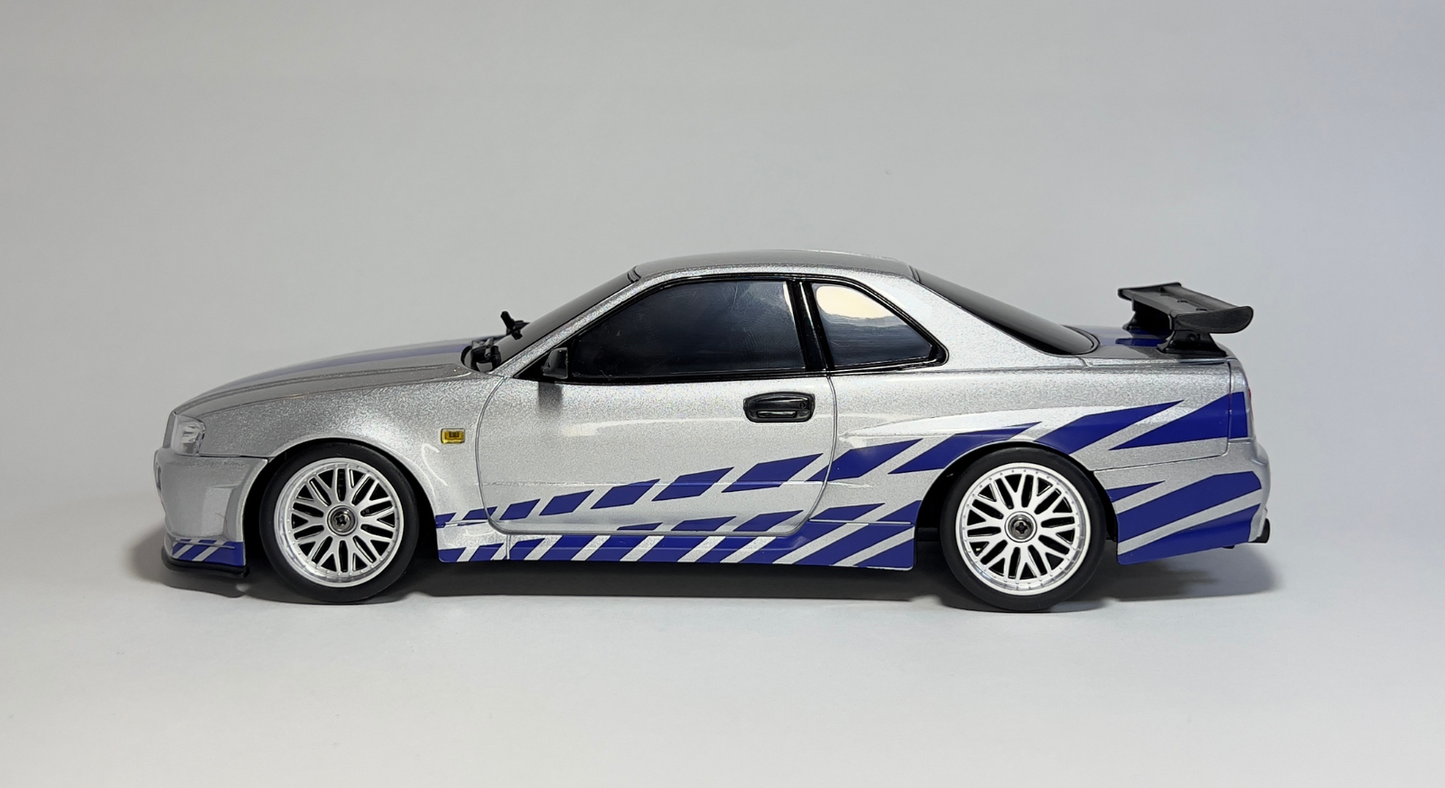 1:18 Nissan GTR R34 Rc Drift Car