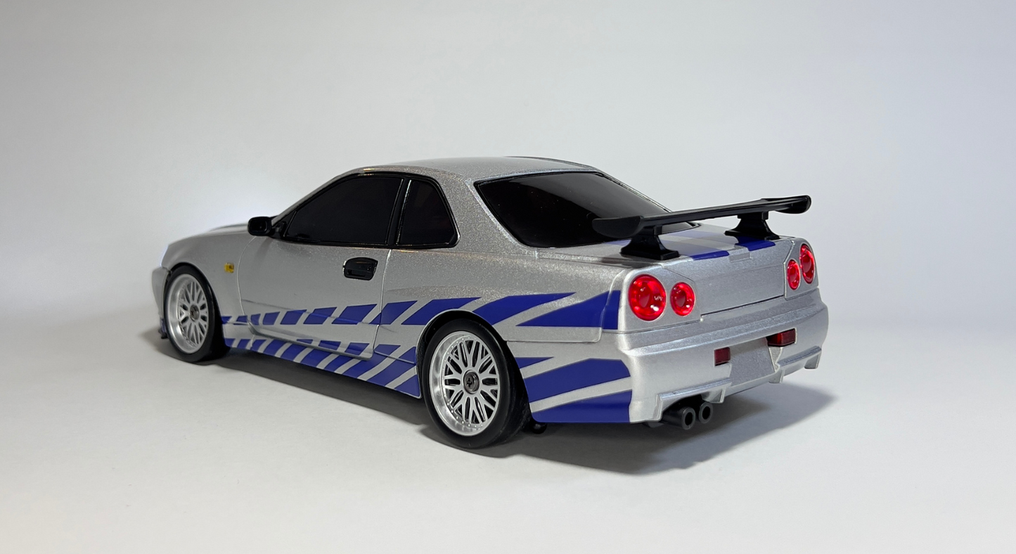 1:18 Nissan GTR R34 Rc Drift Car