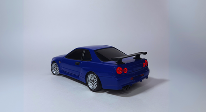 1:18 Nissan GTR R34 RC Drift Car