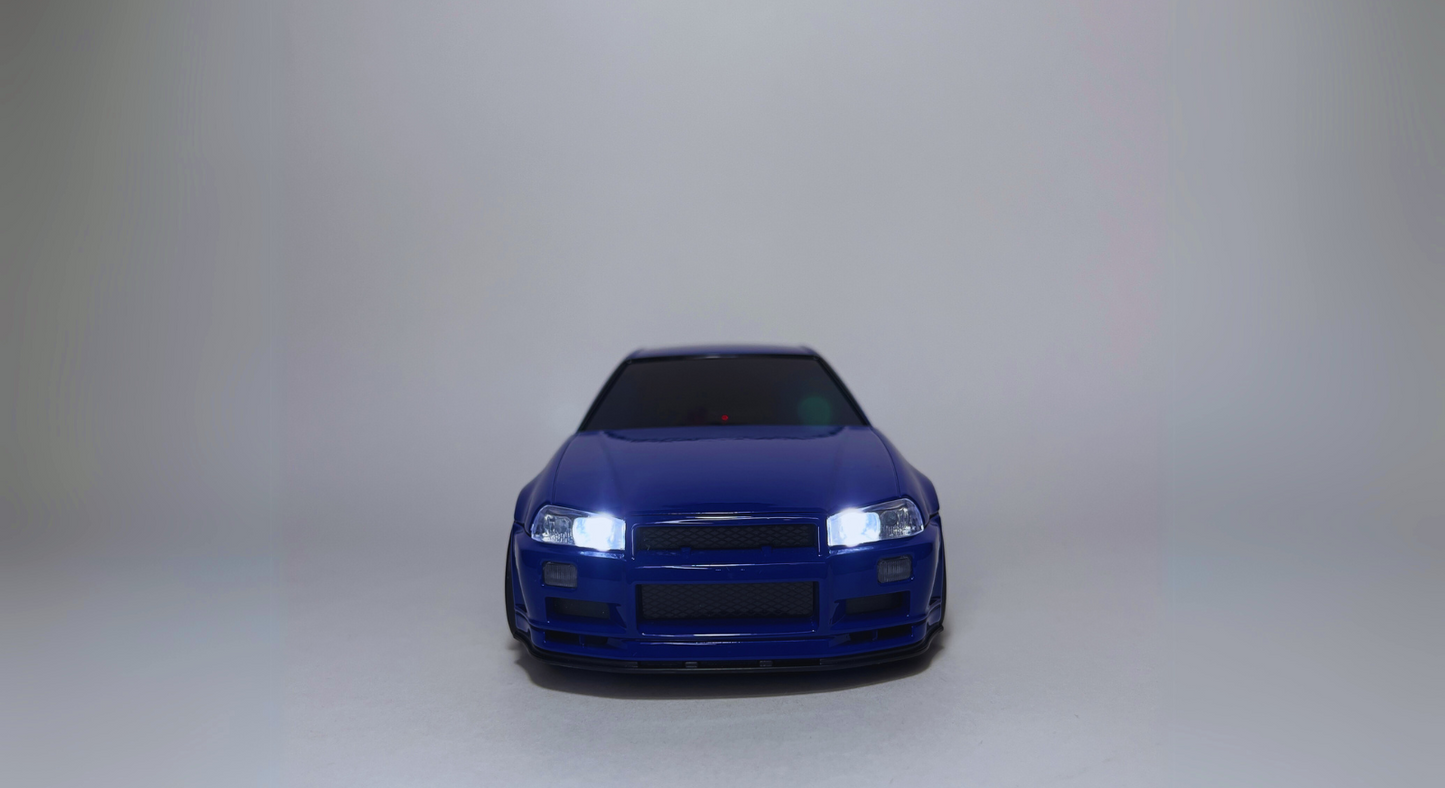 1:18 Nissan GTR R34 RC Drift Car
