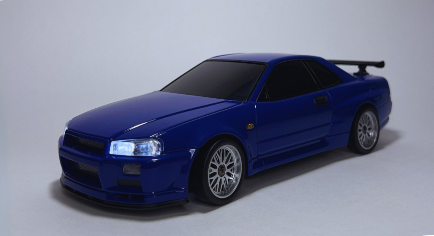 1:18 Nissan GTR R34 RC Drift Car